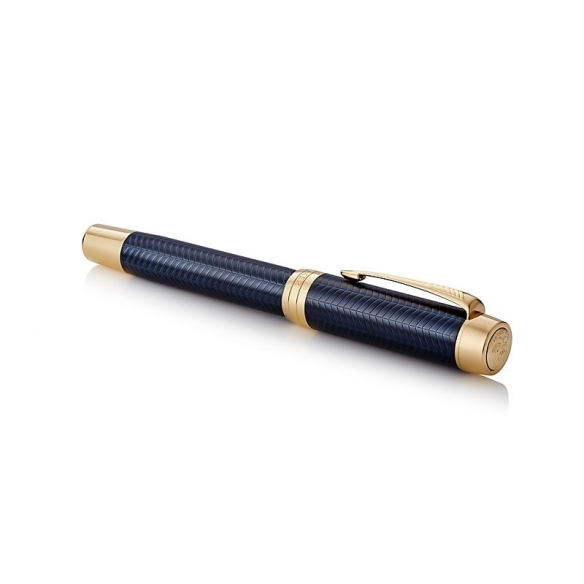 Duofold Prestige Blue Chevron Centennial Fountain Pen PARKER - 5