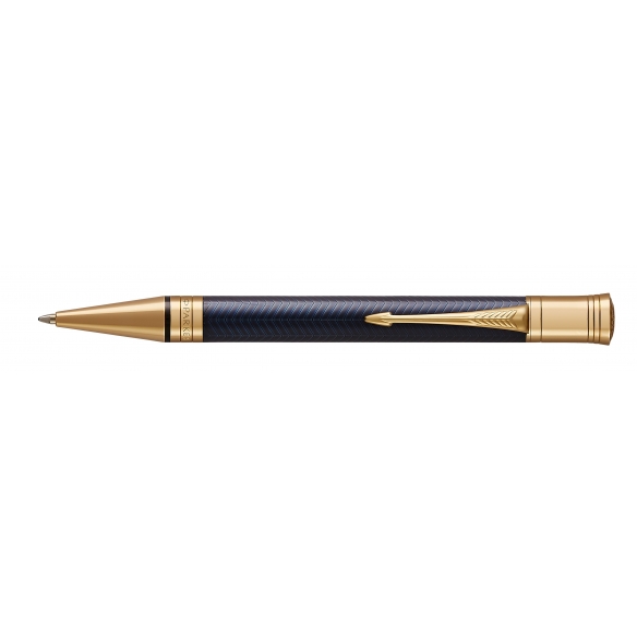 Duofold Prestige Blue Chevron Ballpoint Pen PARKER - 1