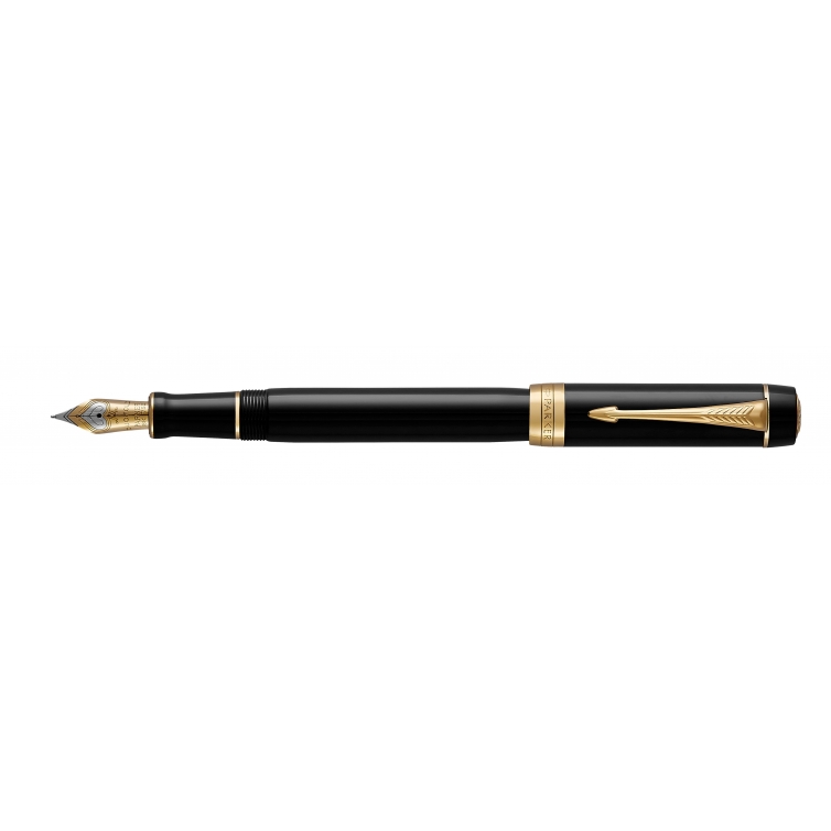 Duofold Classic Black GT Centennial Fountain Pen PARKER - 1