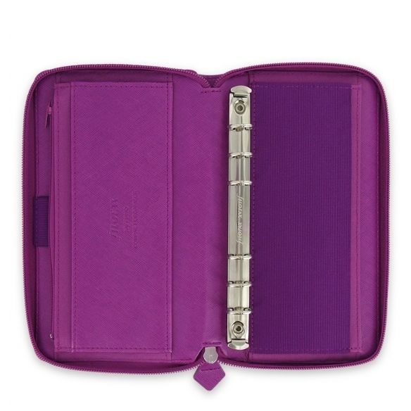 Saffiano Zip Organiser Compact Pink FILOFAX - 2