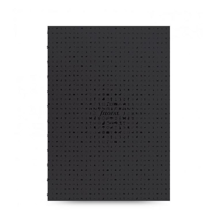 Icon Notebook A4 Refill black FILOFAX - 1