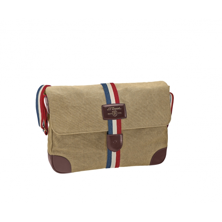Iconic messenger bag biege, cognac S.T. DUPONT - 1