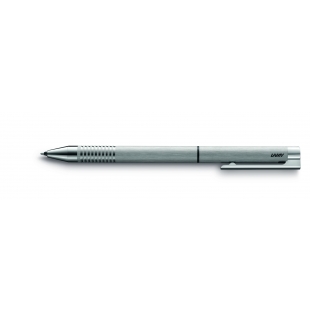 Lamy very slim Spirit Push Ballpoint Pen Stainless Steel in Silver