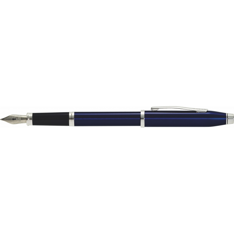 Mini-stylo plume enfant chat bleu - Petit Studio