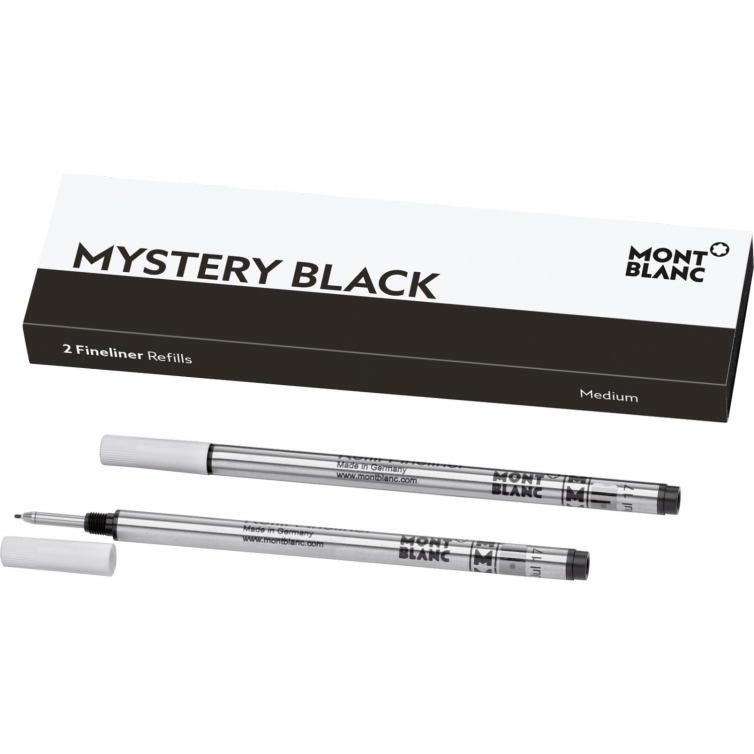 2 Fineliner Refill Mystery Black MONTBLANC - 1