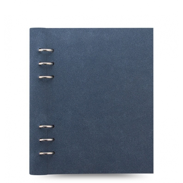 Clipbook Architexture A5 blue suede FILOFAX - 1