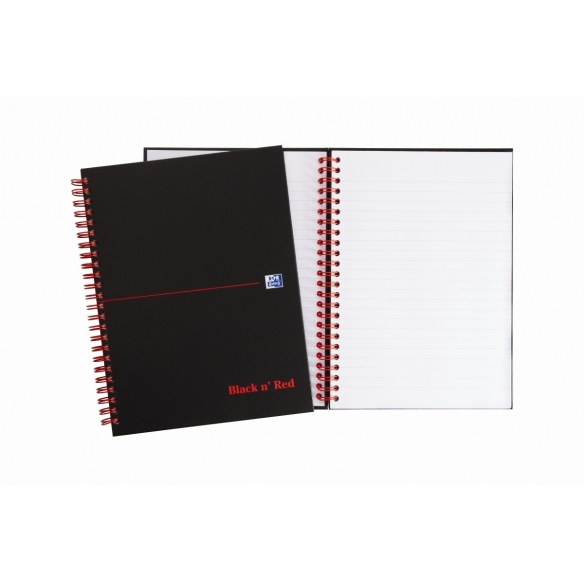 Black n Red Notebook A5 ruled OXFORD - 3