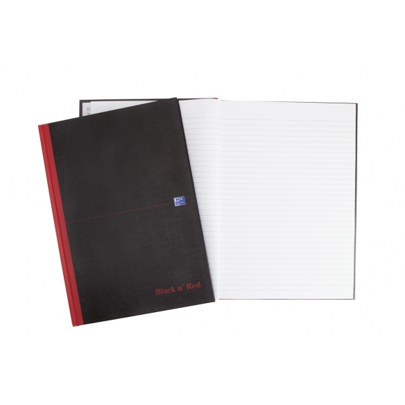 Black n Red Notebook A4 squared OXFORD - 3