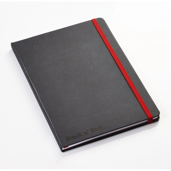 Black n Red Journal A5 black hard cover OXFORD - 2