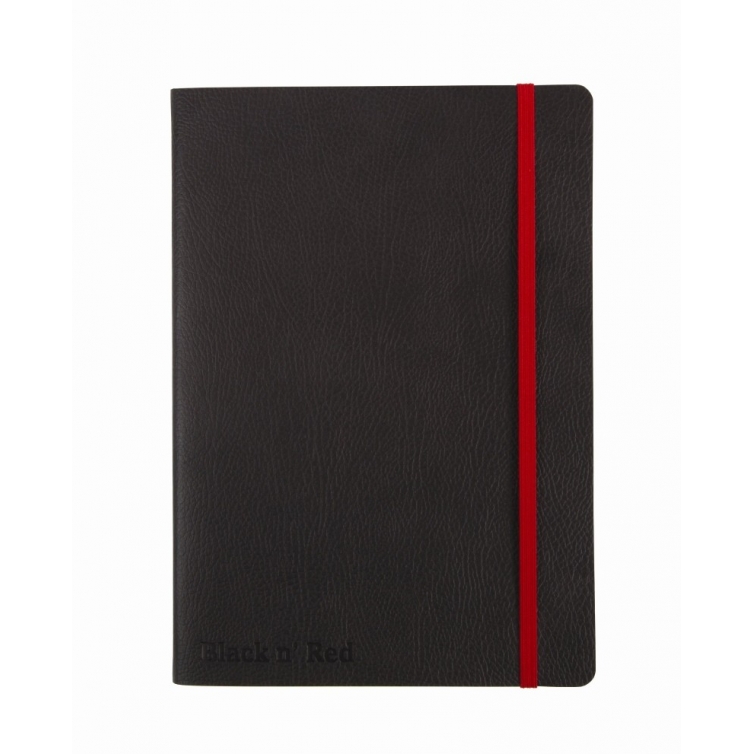 Black n Red Journal A5 black soft cover OXFORD - 1