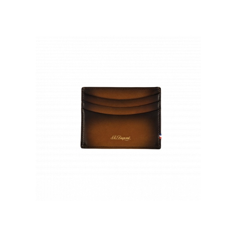 Atelier Credit Card Holder Brown S.T. DUPONT - 1