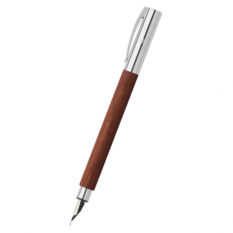 Ambition Fountain pen Pear Wood brown FABER-CASTELL - 1