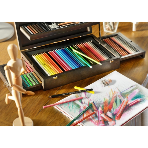 Set of Pencils in a wooden box 126 pcs FABER-CASTELL - 2