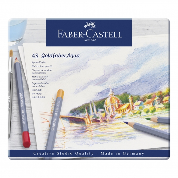 Goldfaber Aqua Watercolour Pencils 48 colours FABER-CASTELL - 3