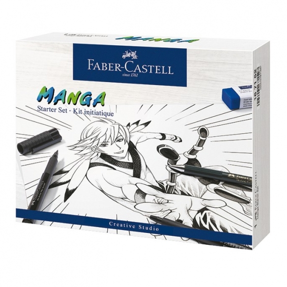 Pitt Artist Pen Manga Marker starter set 19 pcs FABER-CASTELL - 1