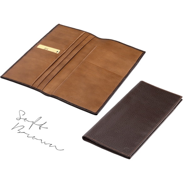 Travel Documents Case brown and caramel MONTEGRAPPA - 2