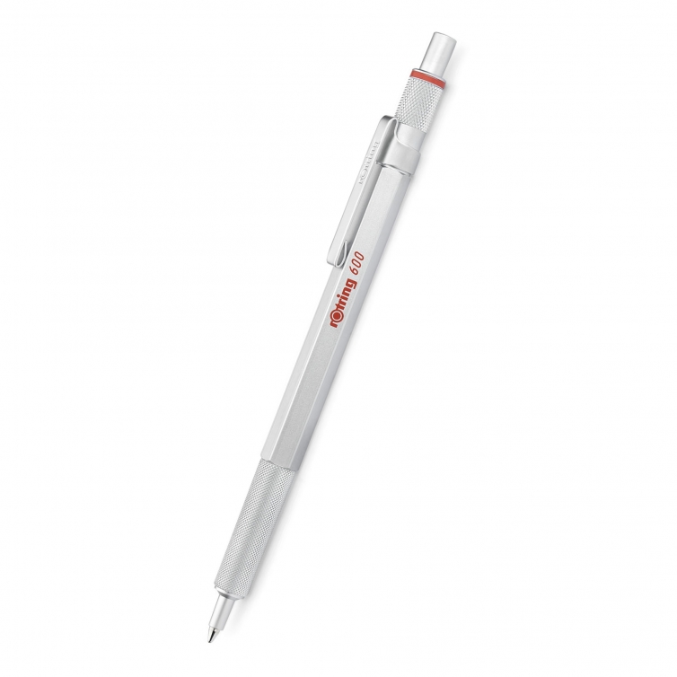 600 Ballpoint pen silver ROTRING - 1