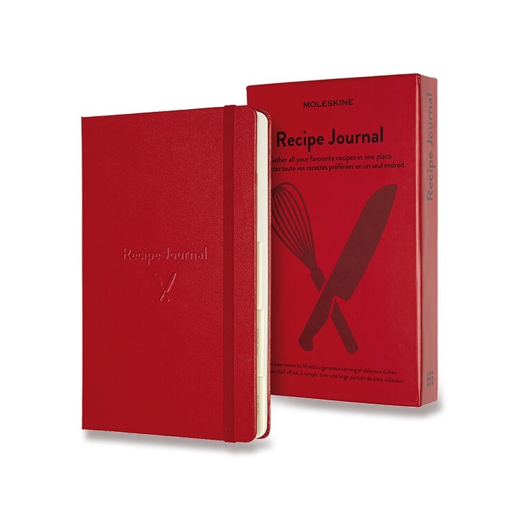 Passion Recipe Journal L red MOLESKINE - 1