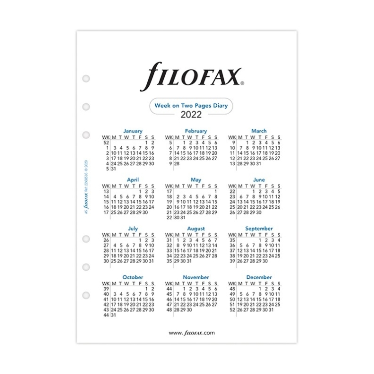 Filofax Calendar refill A5 2023  Exclusive Pen