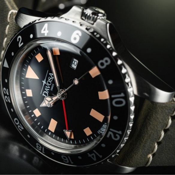 Vintage Diver Quartz watch 162.500.55 DAVOSA - 5