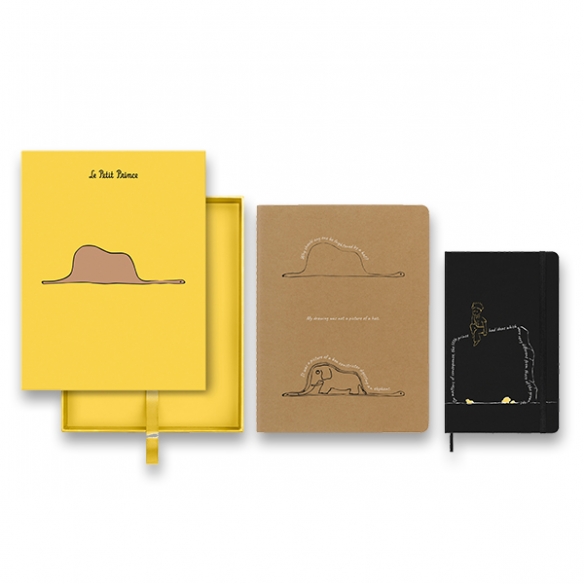Le Petite Prince Notebook L ruled + XL plain MOLESKINE - 1