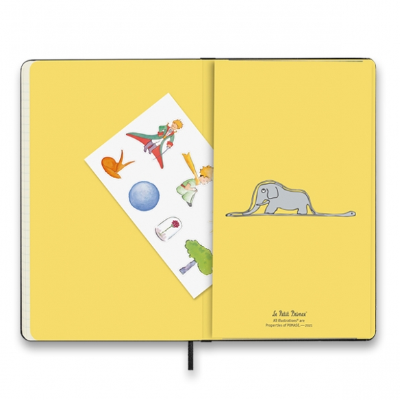 Le Petite Prince Notebook L ruled + XL plain MOLESKINE - 6