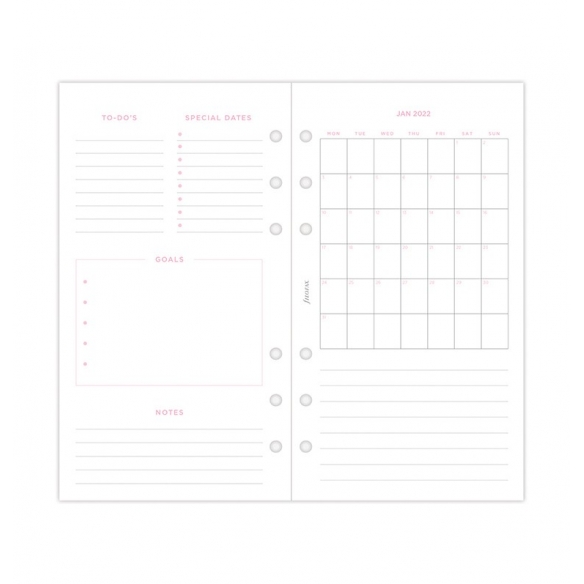 Confetti Week on Two Pages Diary Personal 2023 multilanguage FILOFAX - 3