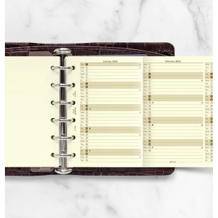 Minimal Week to View Diary Refill - Pocket