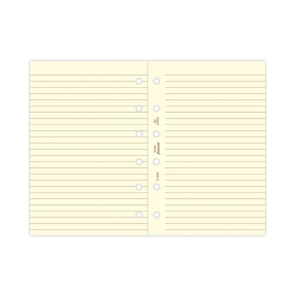 Ruled Notepaper Pocket Refill cotton cream FILOFAX - 3