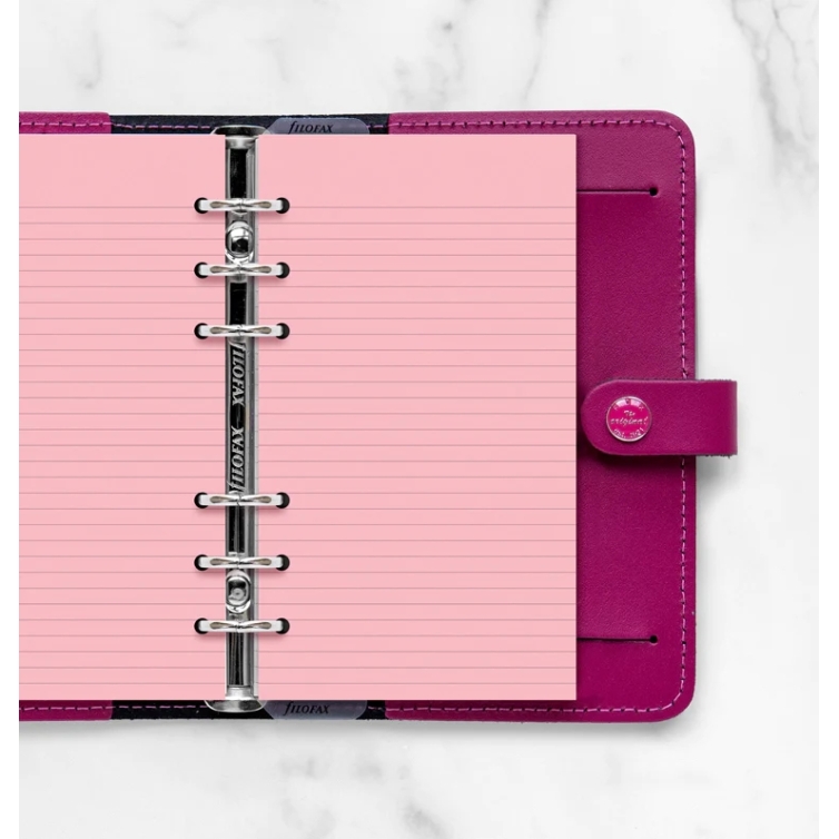 Ruled Notepaper Personal Refill pink FILOFAX - 1
