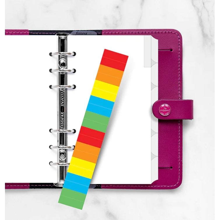 Blank Dividers with Coloured Labels Personal FILOFAX - 1