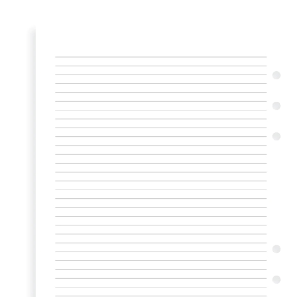 Notepaper A5 (25 sheets) FILOFAX - 7