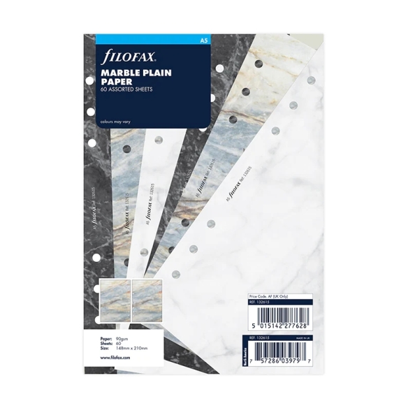 Marble Plain Notepaper A5 Refill FILOFAX - 5