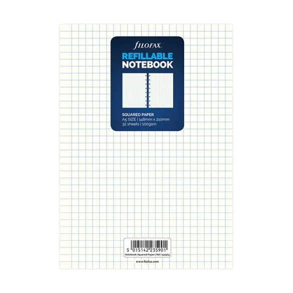 Squared Paper Refill A5 Notebook FILOFAX - 5