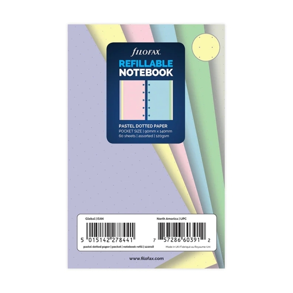 Pastel Dotted Journal Refill Pocket Notebook FILOFAX - 4