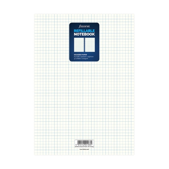 Squared Paper Refill A4 Notebook FILOFAX - 5