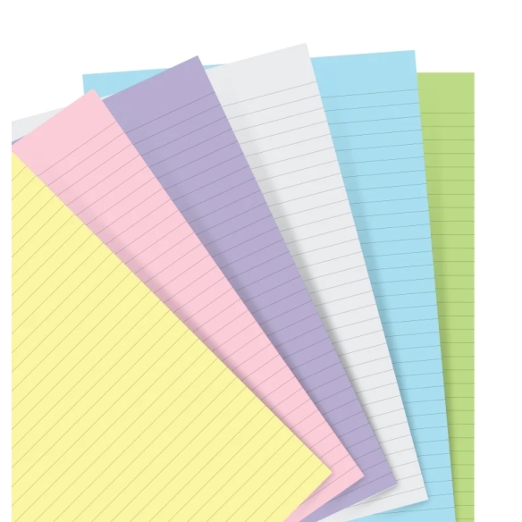 Pastel Ruled Paper Refill A5 Notebook FILOFAX - 4