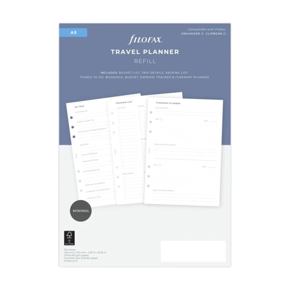 Travel Planner A5 Refill FILOFAX - 5