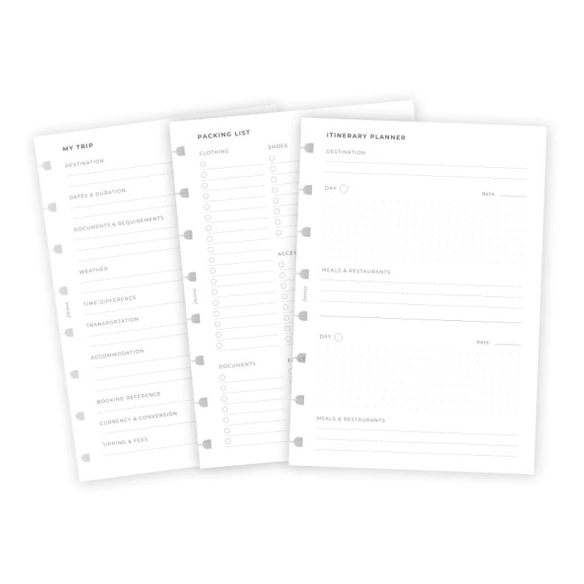 Travel Planner Refill A5 Notebook FILOFAX - 3