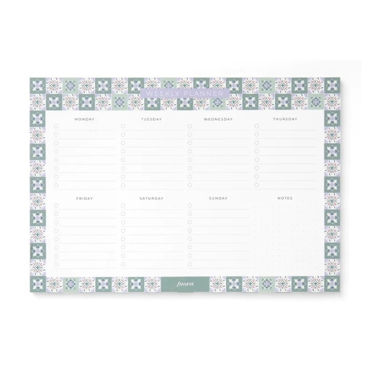 Mediterranean Weekly Planner Notepad with Magnet FILOFAX - 1