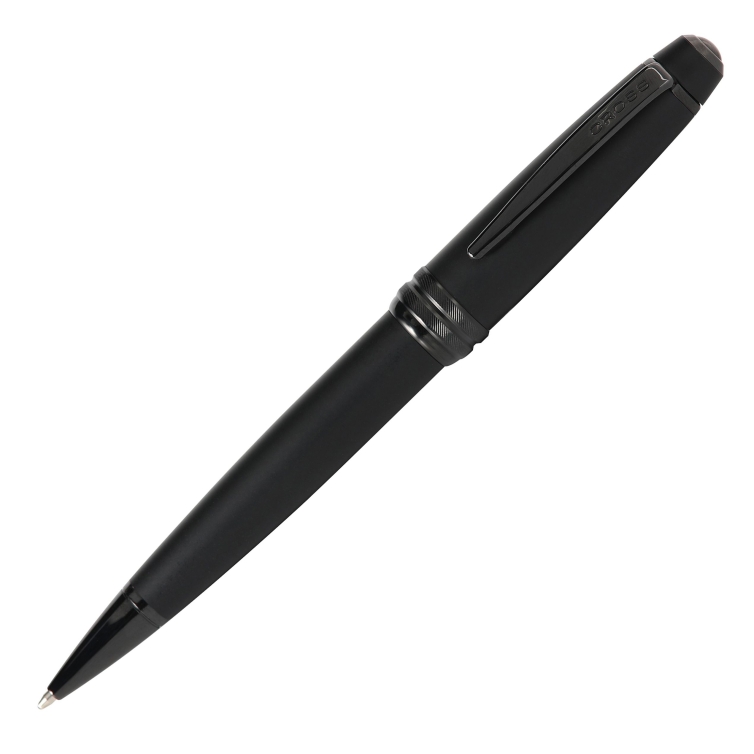 Bailey Ballpoint Pen Matt Black Lacquer CROSS - 1