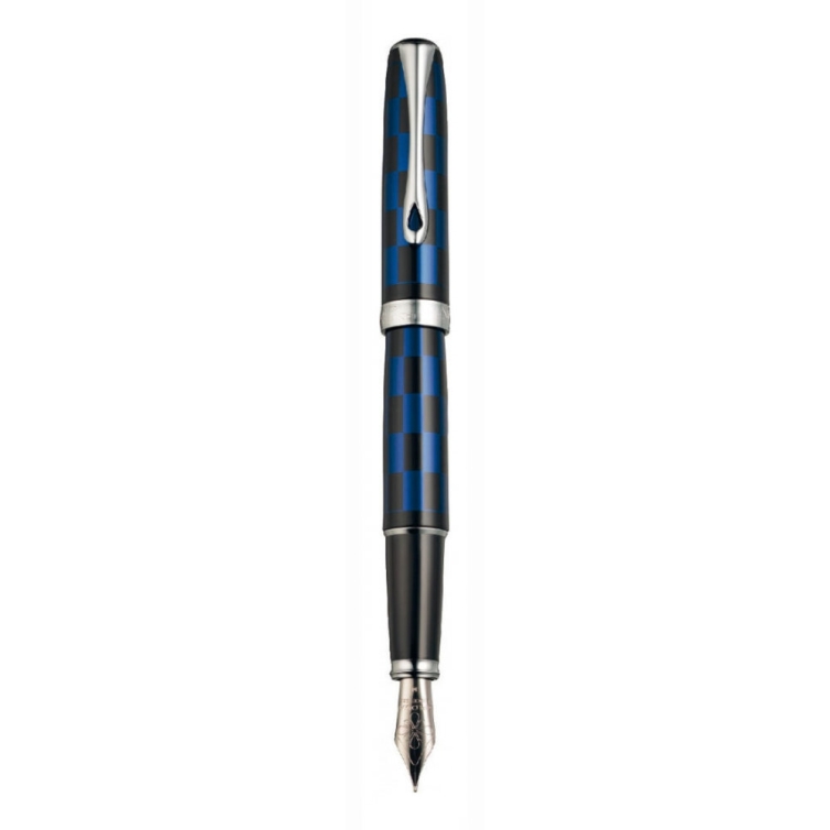 copy of Excellence Rome Fountain Pen black and white DIPLOMAT - 1