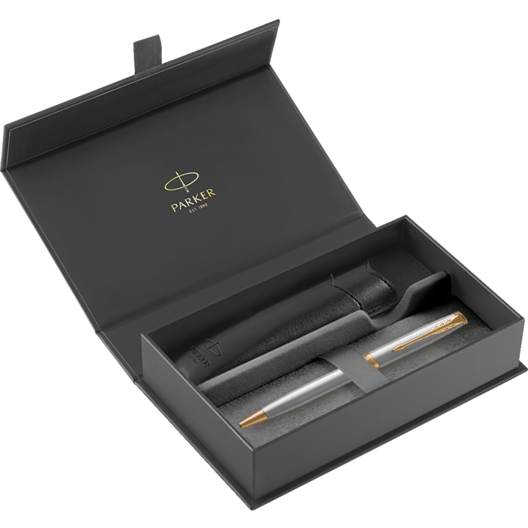 Sonnet GT Gift Set Fountain Pen and Pen Case stainless steel PARKER - 1