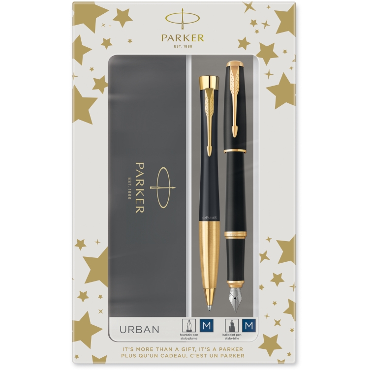 Gift set Urban GT Fountain pen and Ballpoint Matte Black PARKER - 3
