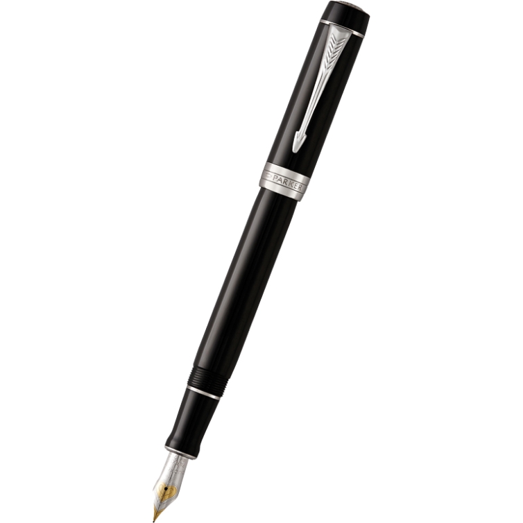 Duofold Classic Black CT Centennial Stylo Plume PARKER - 1