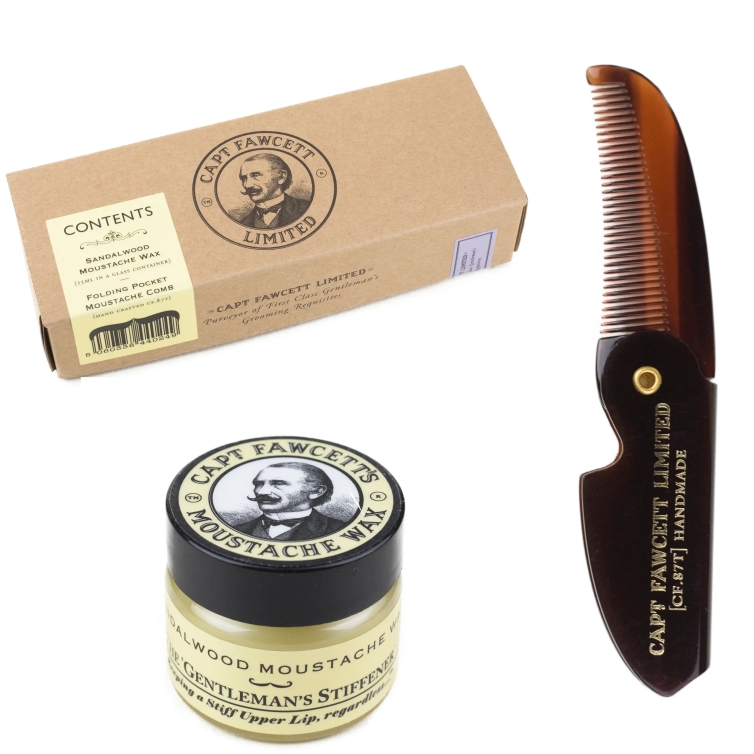 copy of Barberism Gift Set Pre-Shave Oil and Classic Alum Bar CAPTAIN FAWCETT - 1