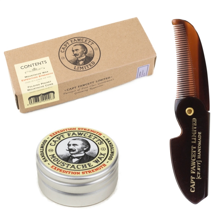 copy of Barberism Gift Set Pre-Shave Oil and Classic Alum Bar CAPTAIN FAWCETT - 2